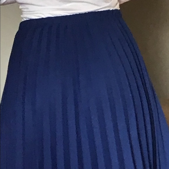 Gorgeous Vintage Pleated Midi Skirt - Picture 2 of 6